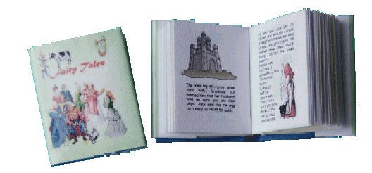 Miniature book for the dolls house