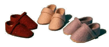 Slippers for the dolls house