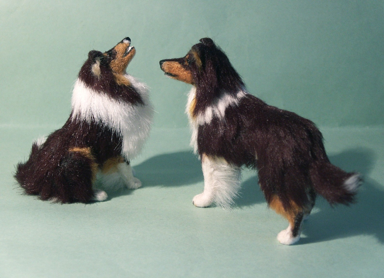 dolls house miniature dogs