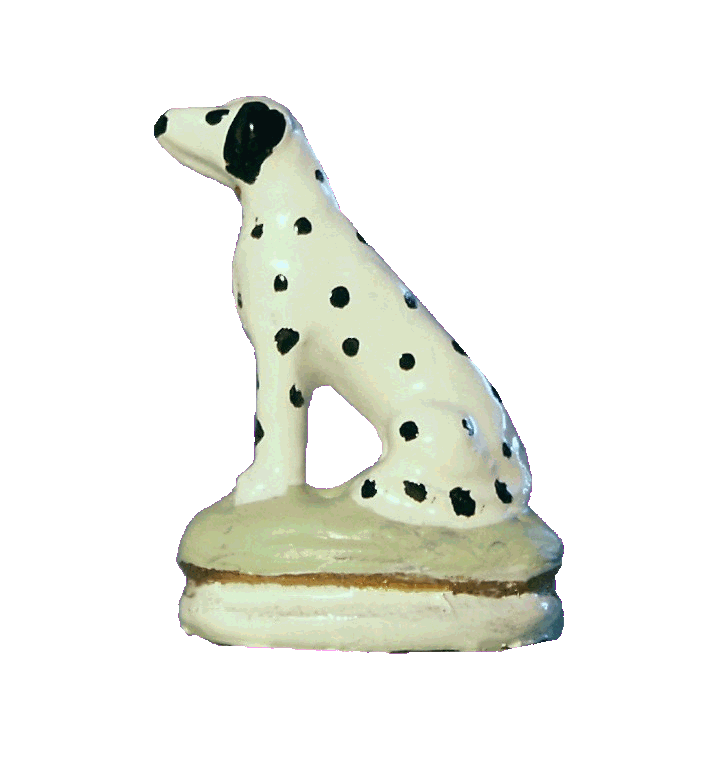 Staffordshire Dalmatian ornament for the dolls house