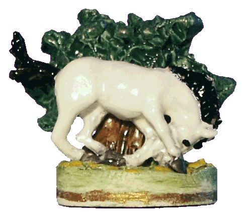 Horse flatback ornament for the dolls house