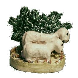 Sheep flatback ornament for the dolls house