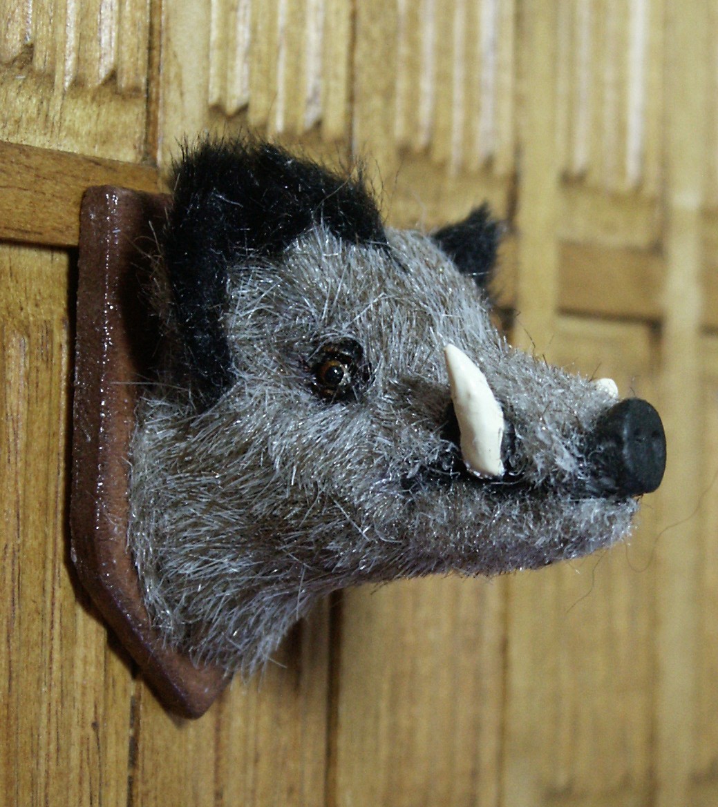 Boars head for the dolls house
